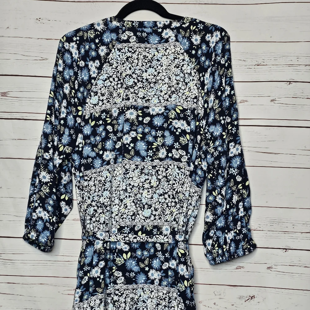 Lane Bryant Floral Self Tie Midi Dress - Picture 4 of 14